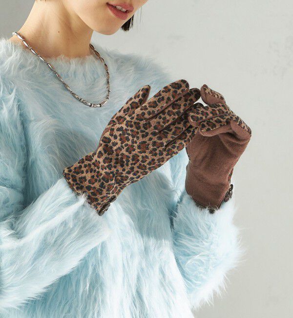 SHIPS for women「カシミヤ ミックス ジャージ グローブ」|手袋|