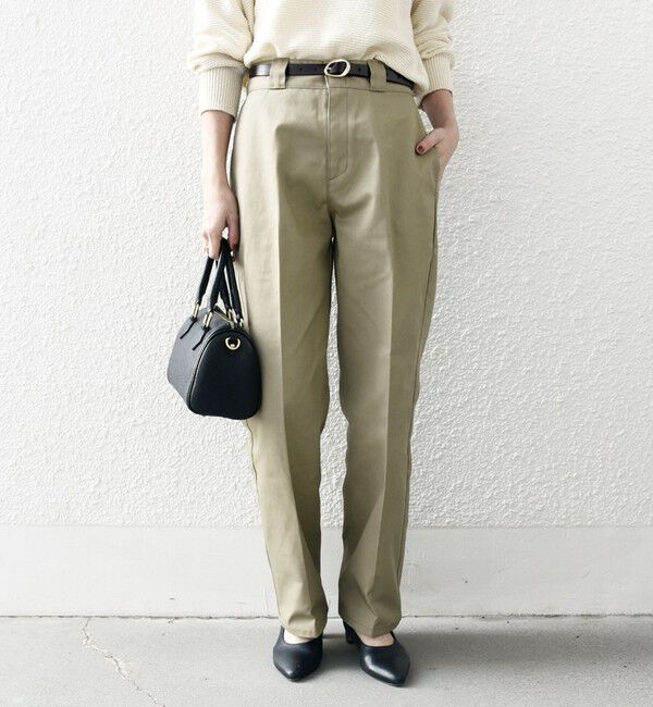 SHIPS any「【SHIPS any別注】Dickies:〈洗濯機可能〉ツイル チノ パンツ」|チノ|