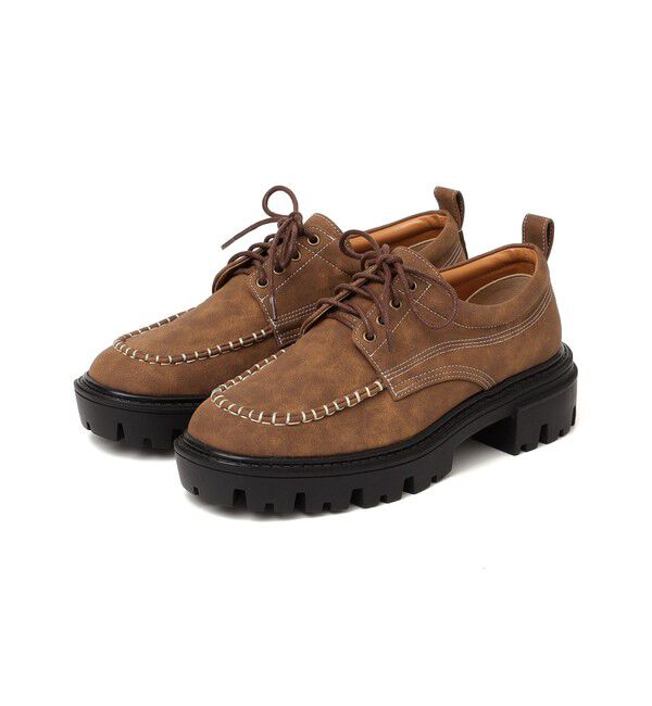 SHIPS any「【SHIPS any別注】eblouna: チャンキーソール デッキ シューズ」|デッキシューズ|