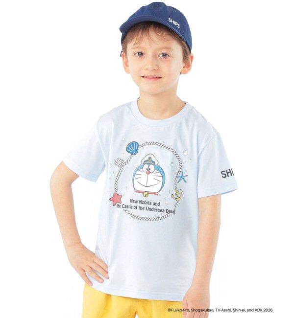 SHIPS KIDS「SHIPS KIDS:100～130cm /＜映画ドラえもん 新・のび太の海底鬼岩城＞ Tシャツ」|Tシャツ・カットソー|