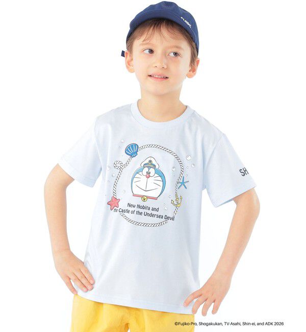 SHIPS KIDS「SHIPS KIDS:100～130cm /＜映画ドラえもん 新・のび太の海底鬼岩城＞ Tシャツ」|Tシャツ・カットソー|