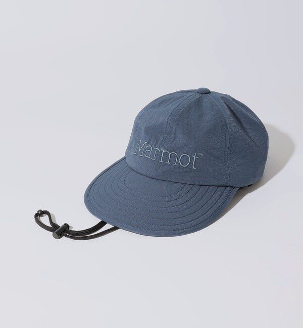 SHIPS「【City Ambient Products別注】Marmot:〈撥水〉DotAir(R) LONG BILL CAP」|キャップ・キャスケット|ネイビー