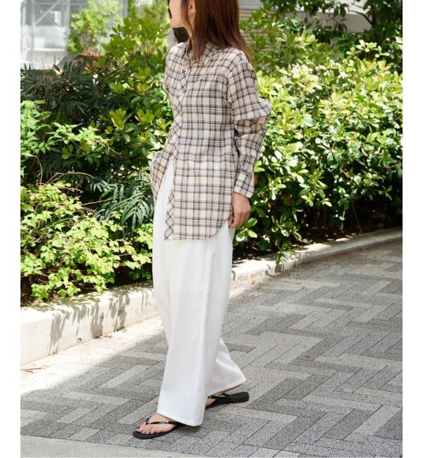 OUTDOOR PRODUCTS Usual Things「コットンボイルワッシャーチェックシャツ」|シャツ・ブラウス|