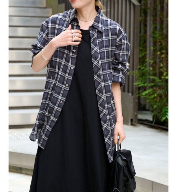 OUTDOOR PRODUCTS Usual Things「コットンボイルワッシャーチェックシャツ」|シャツ・ブラウス|