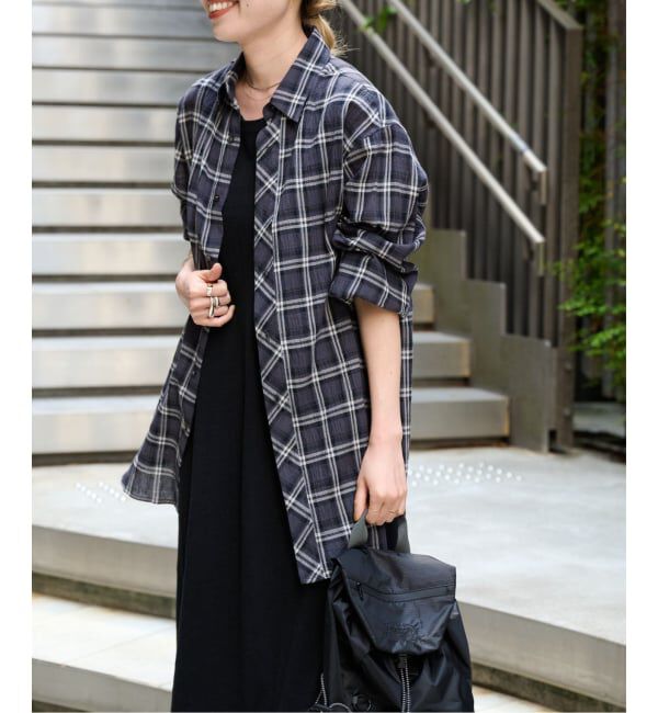 OUTDOOR PRODUCTS Usual Things「コットンボイルワッシャーチェックシャツ」|シャツ・ブラウス|