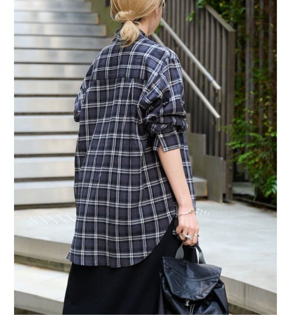 OUTDOOR PRODUCTS Usual Things「コットンボイルワッシャーチェックシャツ」|シャツ・ブラウス|