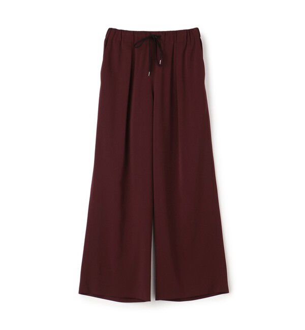 Ballsey「2-wayストレッチ イージーセミワイドパンツ」|その他|37 ダークレッド