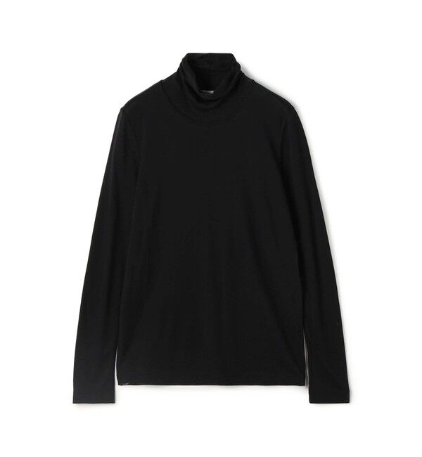 GALERIE VIE「パウダーコットン タートルネックプルオーバー」|Tシャツ・カットソー|19 ブラック
