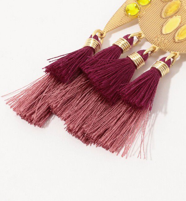 TOMORROWLAND GOODS「MERCEDES SALAZAR PAJARITO PURPLE ブローチ」|ブローチ・コサージュ|