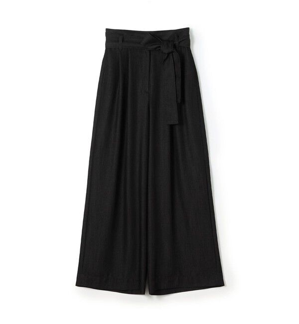 Ballsey「ラスターデニム ダブルタックワイドパンツ」|その他|19 ブラック