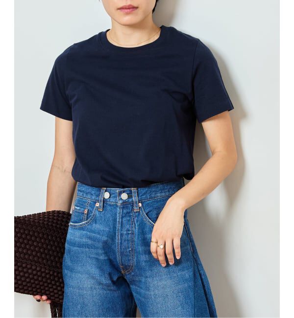  「30/1 テンジク SOFT COMPACT Tシャツ」|Tシャツ・カットソー|ネイビー