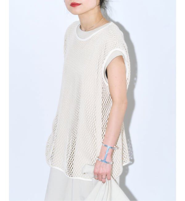  「COTTON MESH TANK TOP：カットソー」|Tシャツ・カットソー|