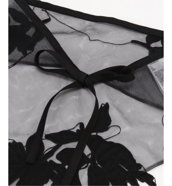  「MARGE FRAYED EMBROIDERY SCARF 1012-0108-035：スカーフ」|バンダナ・スカーフ|