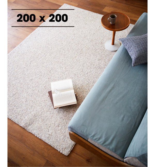 journal standard Furniture「WHITTIER RUG 200x200　ウィッティア ラグ」|その他|ナチュラル