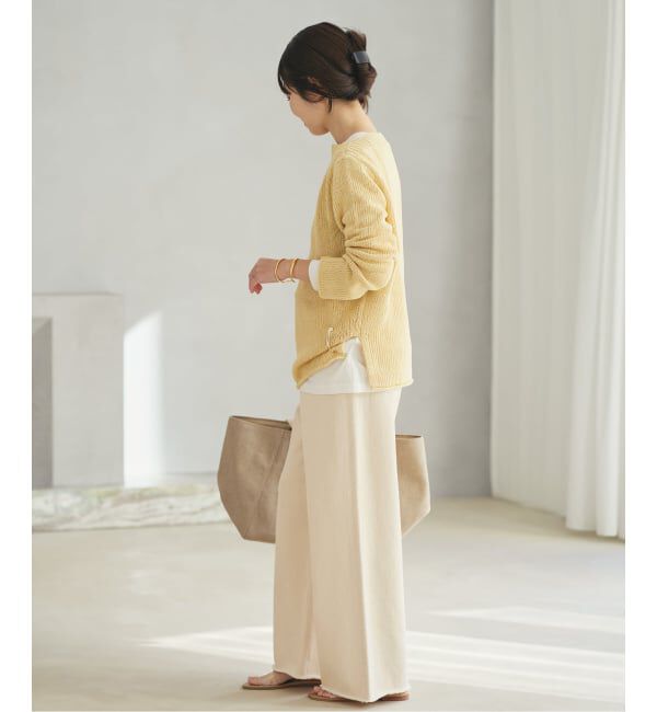 Plage「Ecru cotton パンツ」|デニム|