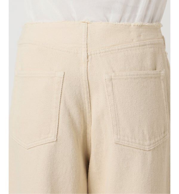 Plage「Ecru cotton パンツ」|デニム|