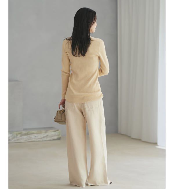 Plage「Ecru cotton パンツ」|デニム|