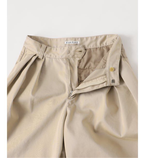 Plage「《WEB限定追加予約》R&rsquo;IAM Super wide CHINO パンツ 5」|チノ|