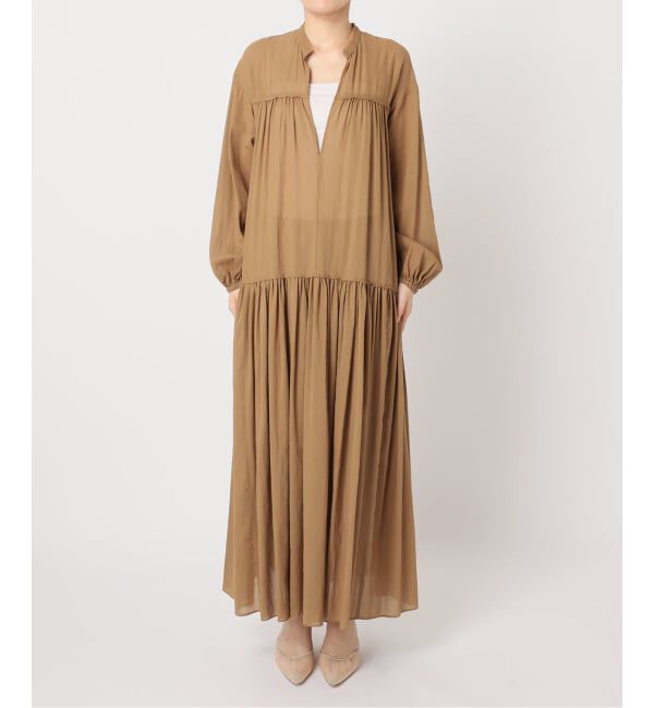 Plage「Cotton chiffon maxi ワンピース」|ワンピース|