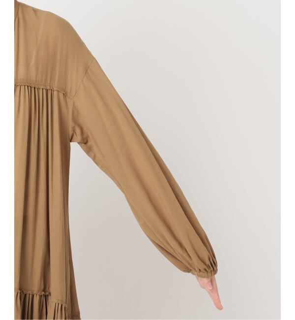 Plage「Cotton chiffon maxi ワンピース」|ワンピース|