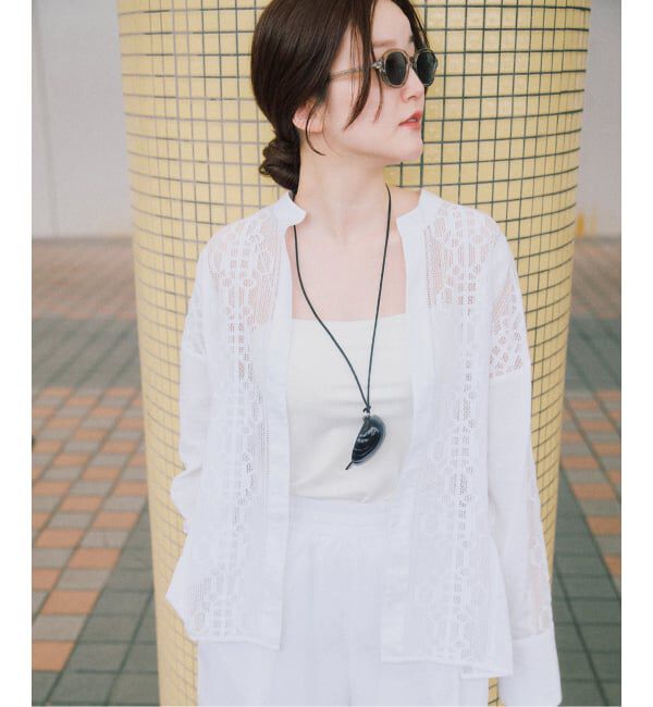 IENA「《予約》JAMIRAY/ジャミレイ LEATHER SHELL NL ネックレス 254-270105」|ネックレス|