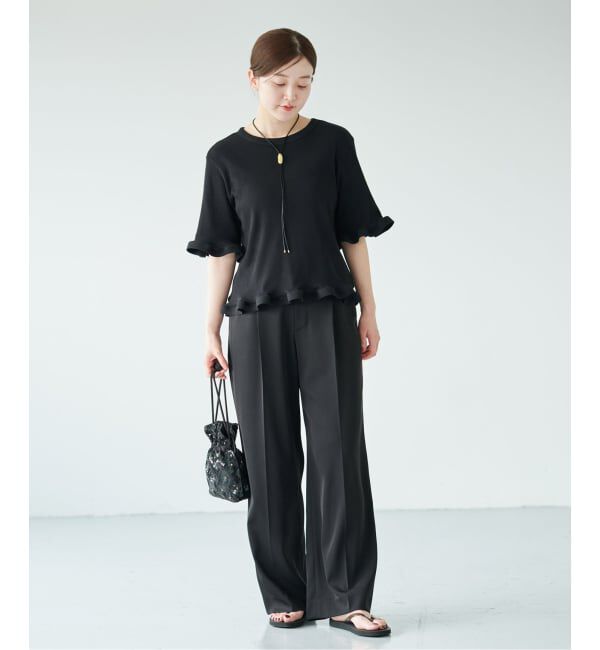 IENA「《WEB限定/追加予約》オーガニックコットン WAVE Tシャツ」|Tシャツ・カットソー|