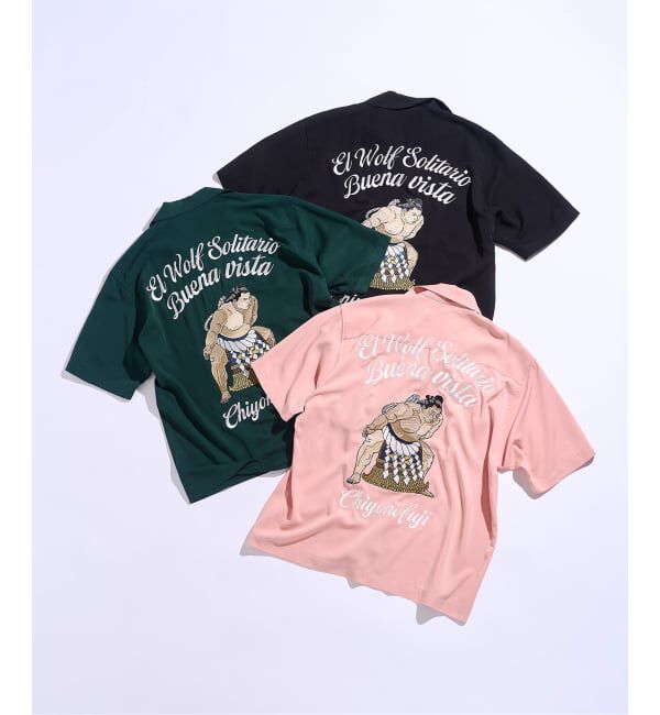 417 EDIFICE「【千代の富士&times;BUENA VISTA】 El wolf solitario s/s shirt」|シャツ・ブラウス|