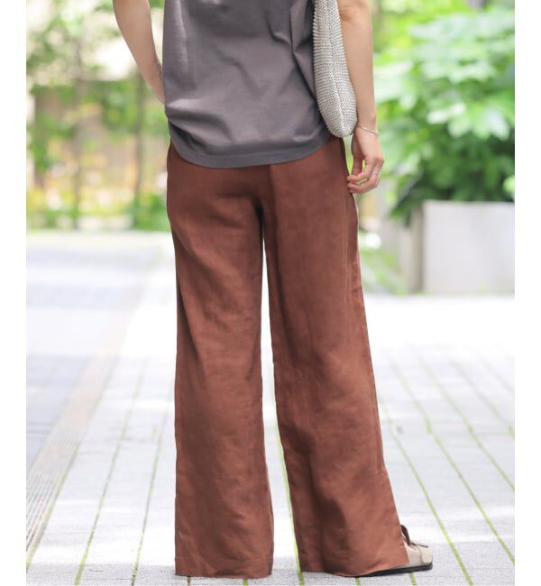 JOURNAL STANDARD relume「《一部WEB限定追加7》麻スリットイージーパンツ」|その他|