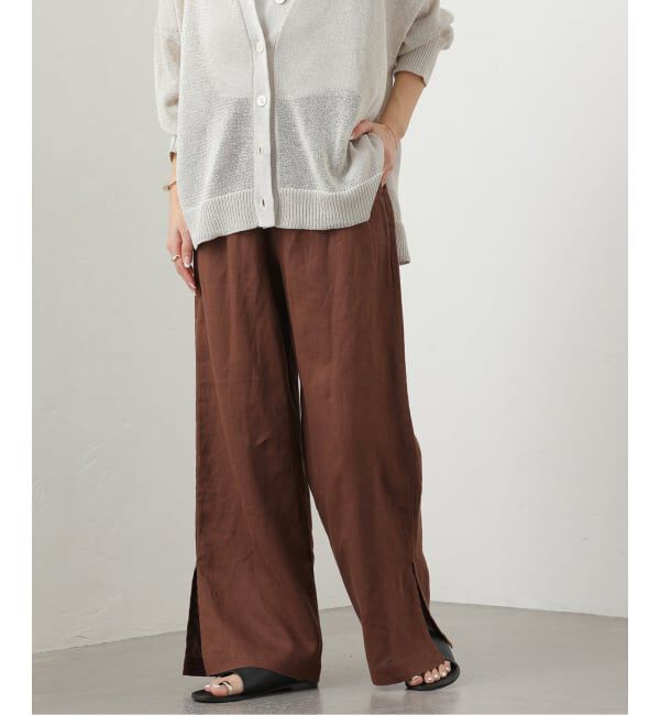 JOURNAL STANDARD relume「《一部WEB限定追加7》麻スリットイージーパンツ」|その他|