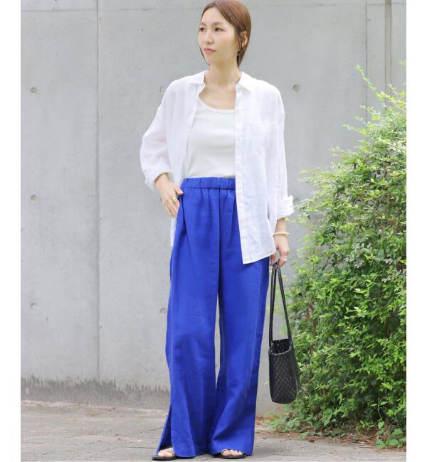 JOURNAL STANDARD relume「《一部WEB限定追加7》麻スリットイージーパンツ」|その他|