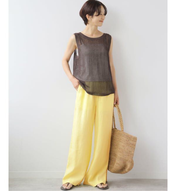 JOURNAL STANDARD relume「《一部WEB限定追加7》麻スリットイージーパンツ」|その他|