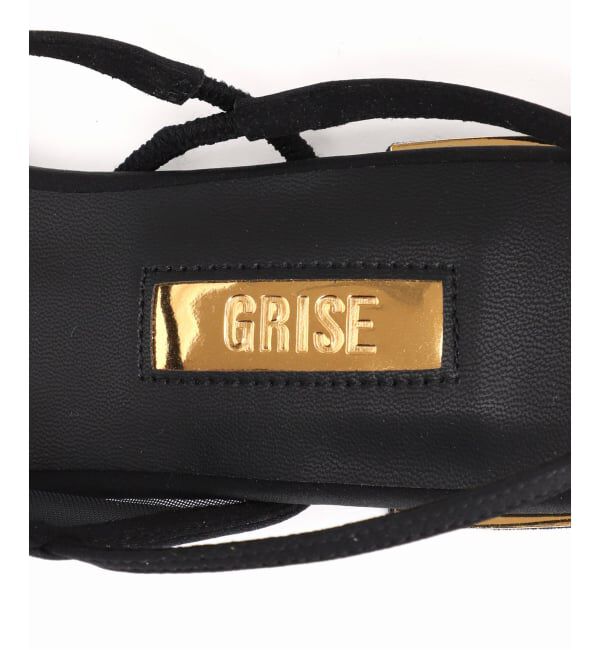 GRISE「《追加予約/WEB+一部店舗限定》GRISEシアーストラップスリングバック」|その他|
