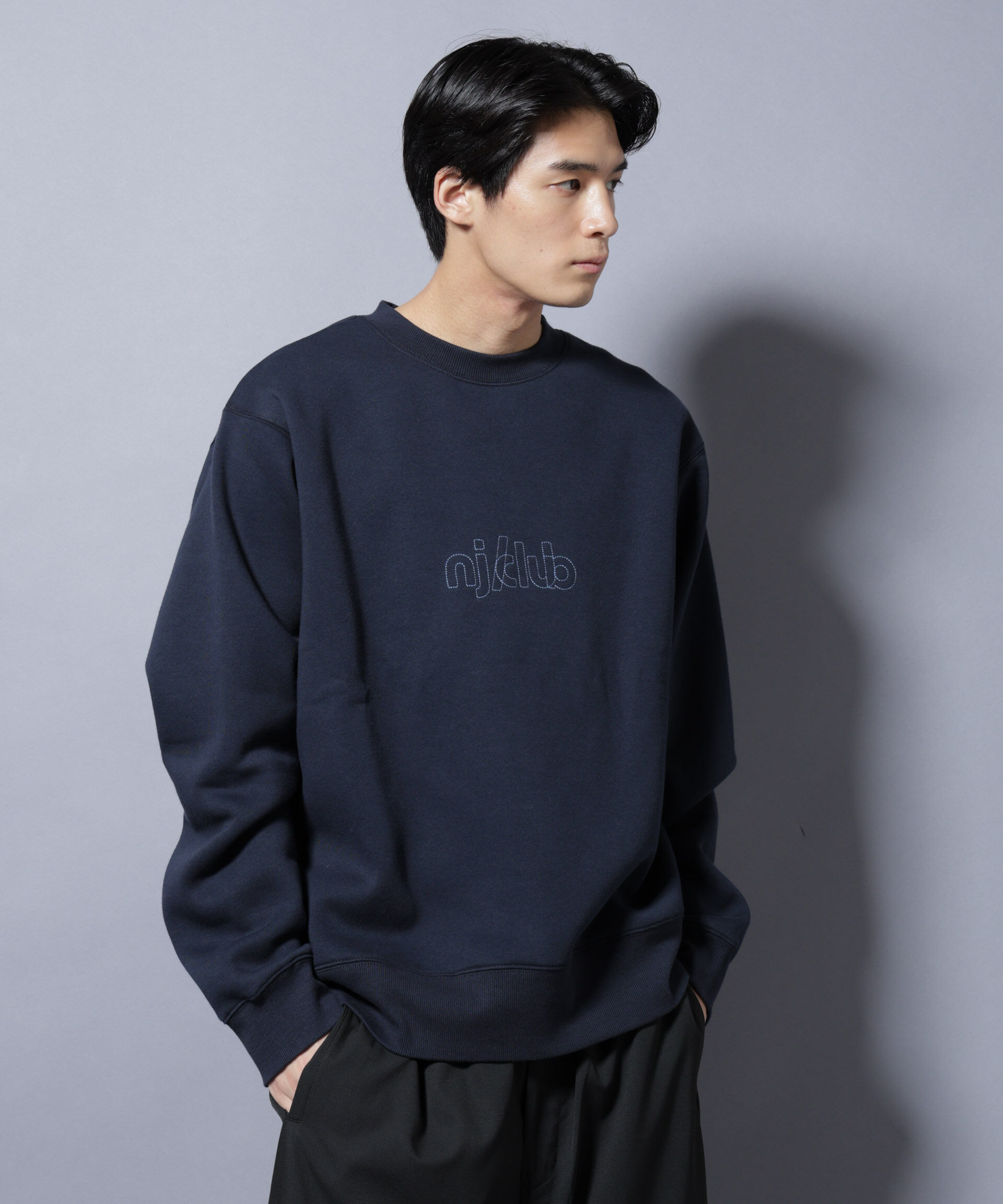 nano･universe「「NJ/CLUB」裏起毛 ジャージークルーネックスウェット」|Tシャツ・カットソー|