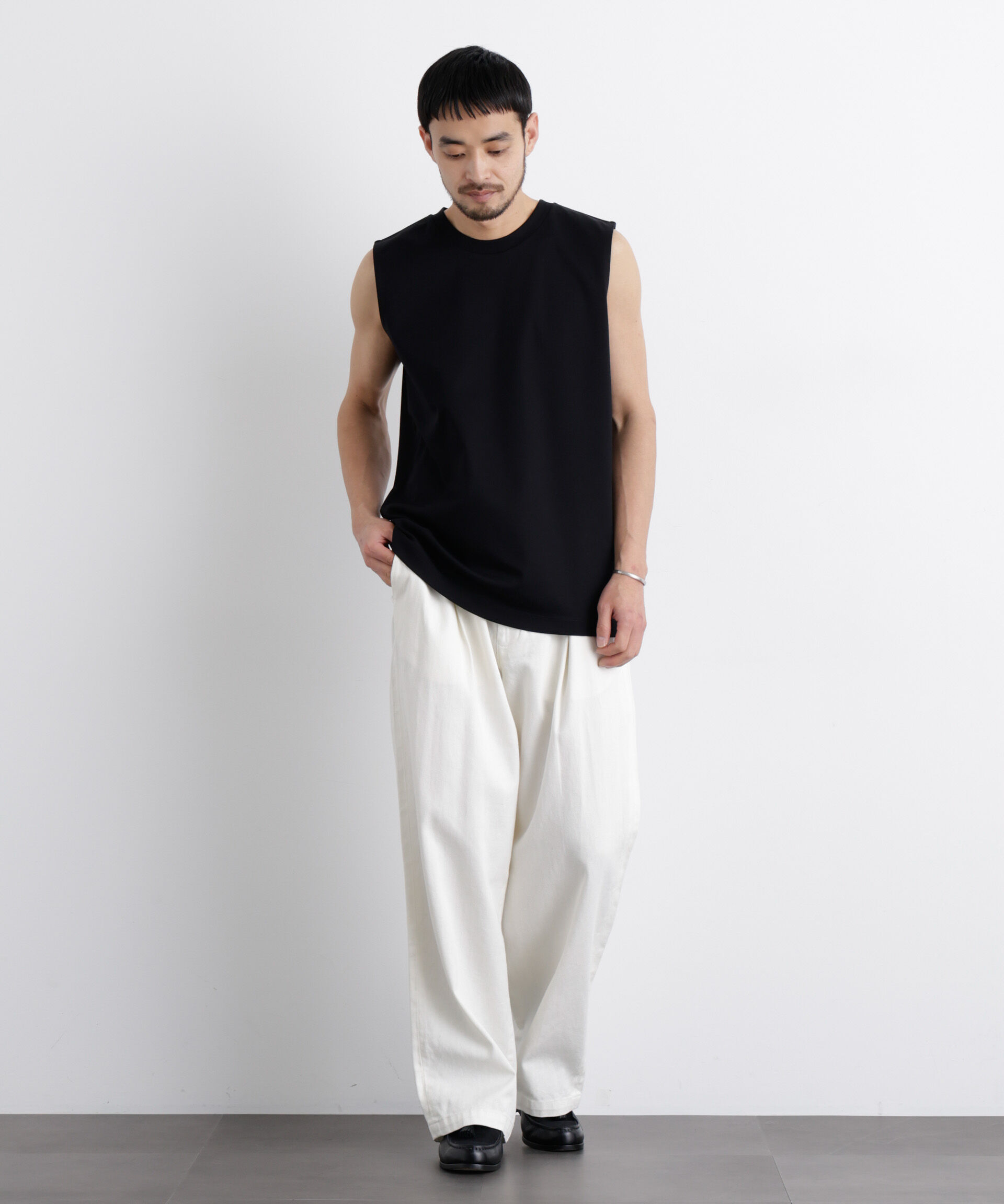 nano･universe「アンチスメル ノースリーブ Tシャツ」|Tシャツ・カットソー|