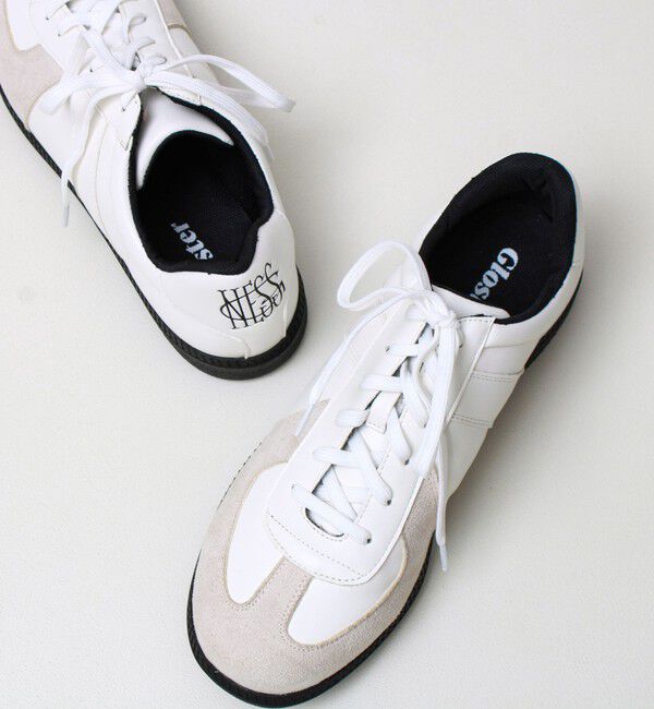GLOSTER「【GOODNESS】ジャーマントレーナー GERMAN TRAINER スニーカー」|スニーカー|オフホワイト