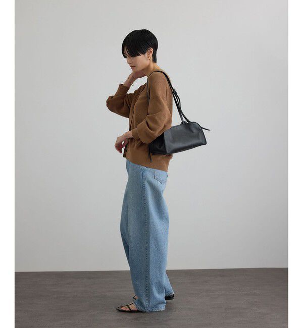 SALON adam et rope'「【WEB限定】コットンシルクネックスリットVネックカーディガン」|カーディガン|