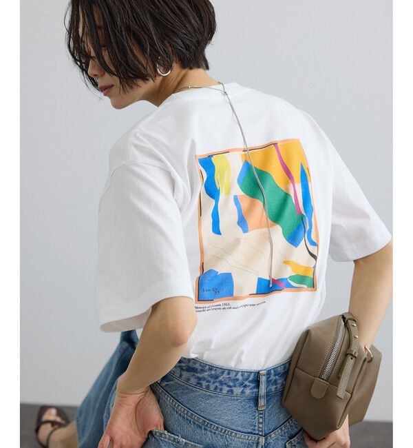 SALON adam et rope'「【WEB限定】マティスアートTシャツ」|Tシャツ・カットソー|ホワイト(10)