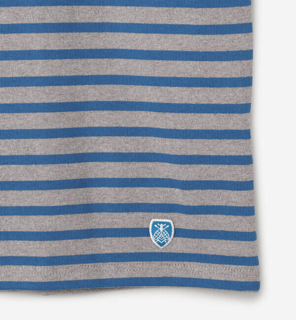 ORCIVAL「ORCIVAL | コットンロード クルーネック ワイドフレンチバスクTシャツ MEN」|Tシャツ・カットソー|