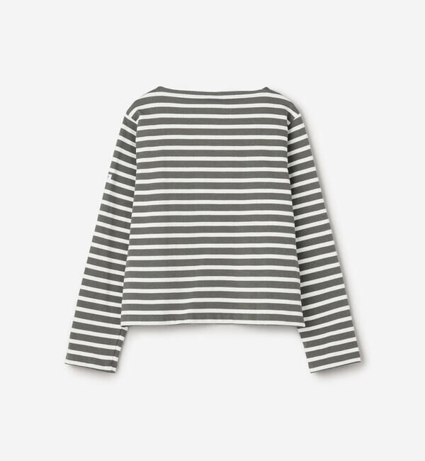 ORCIVAL「ORCIVAL | コットンロード ボートネック クロップドバスクTシャツ WOMEN」|Tシャツ・カットソー|