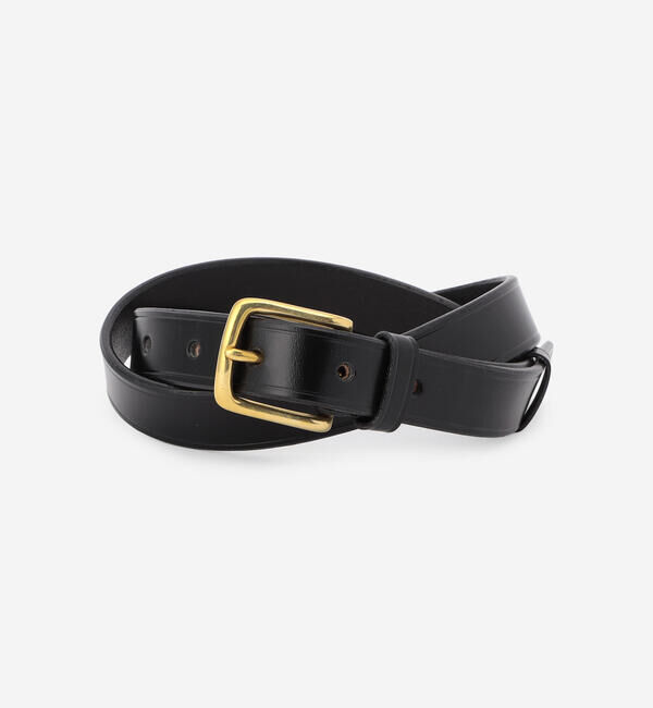  「Brady | WEST END BELT 1in-GOLD UNISEX」|ベルト|BLACK