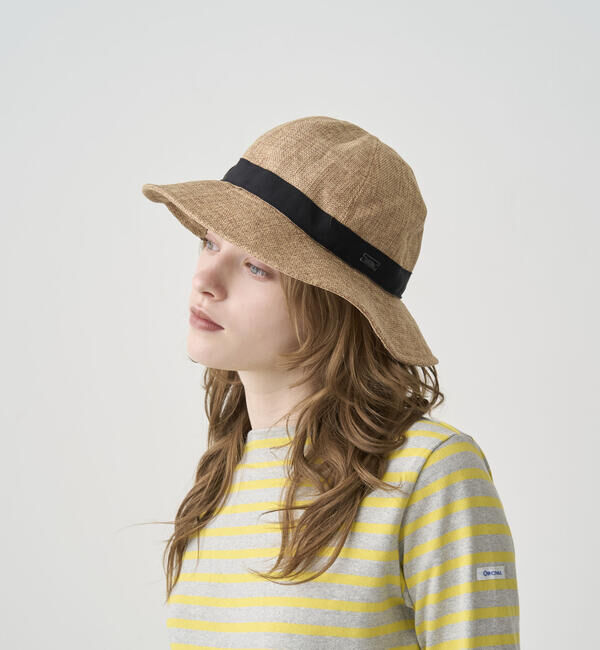 ORCIVAL「ORCIVAL | ラフィアライク 6Pハット UNISEX」|ハット|BEIGE