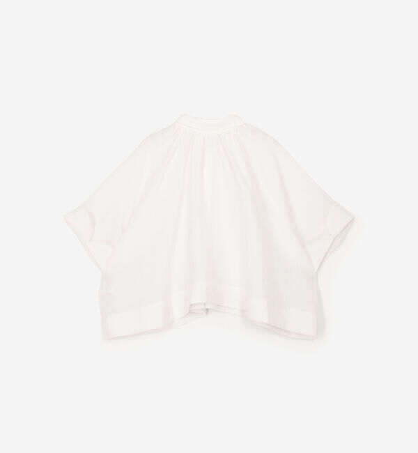  「eunoia | クロップド 半袖シャツ WOMEN」|シャツ・ブラウス|