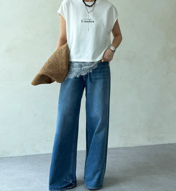  「【WEB限定】ヘムレースロゴTEE」|Tシャツ・カットソー|