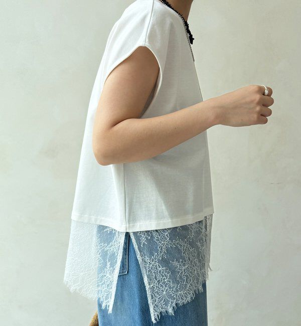  「【WEB限定】ヘムレースロゴTEE」|Tシャツ・カットソー|