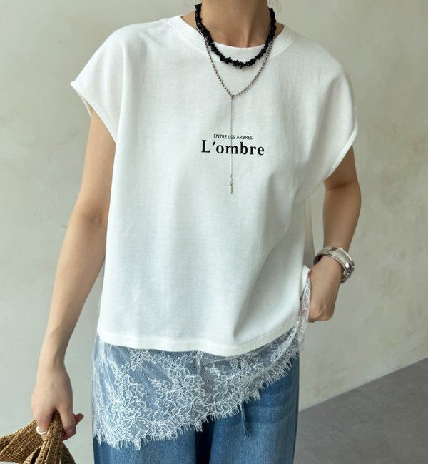  「【WEB限定】ヘムレースロゴTEE」|Tシャツ・カットソー|