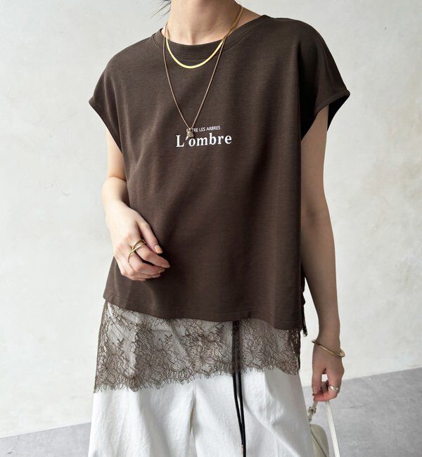  「【WEB限定】ヘムレースロゴTEE」|Tシャツ・カットソー|