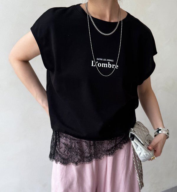  「【WEB限定】ヘムレースロゴTEE」|Tシャツ・カットソー|