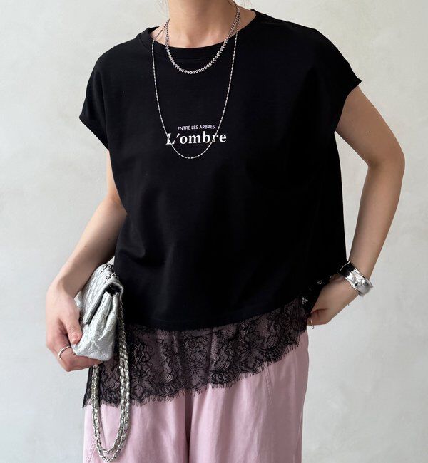  「【WEB限定】ヘムレースロゴTEE」|Tシャツ・カットソー|