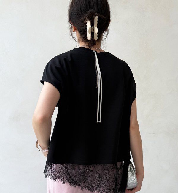  「【WEB限定】ヘムレースロゴTEE」|Tシャツ・カットソー|