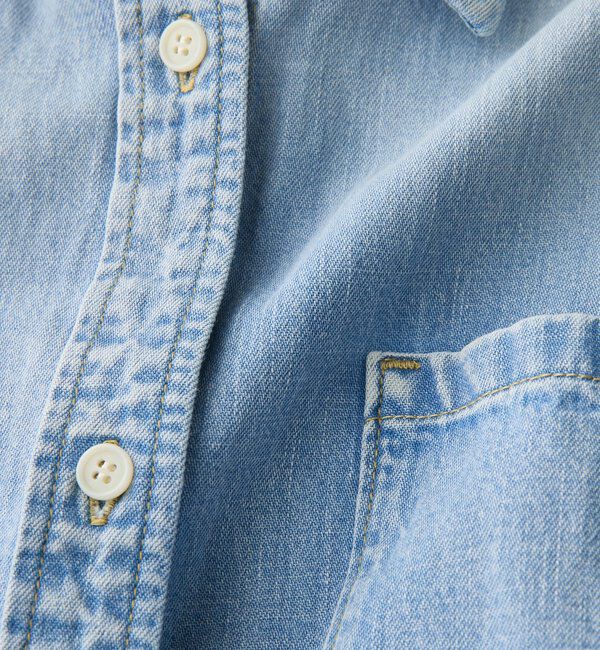  「【RIMH】【取り外し可能肩パッド付き】ショルダーパッドロングシャツ」|シャツ・ブラウス|